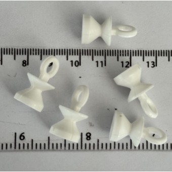 Button Slides - White - 45c each